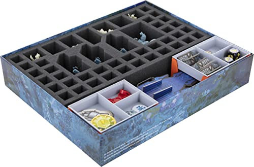 Feldherr Schaumstoff-Set + Organizer kompatibel mit World of Warcraft: Wrath of The Lich King - Brettspielbox