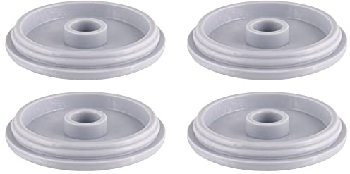 WAGNER QuickClick® Filzgleiter Möbelgleiter für TENO System unterer Abschluss - 4er-Set Ø 40 mm - austauschbar ersetzbar - aus Kunststoff SUPER für TENO Möbelbein Ø 50 mm - Made in DE - 15826604