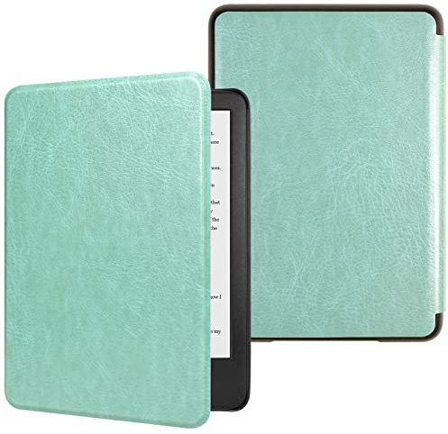 DMLuna Custodia per 6 Pollici Nuovo Kindle 11a Generazione 2024/2022, ultra sottile e leggera, custodia in pelle PU resistente e durevole, con funzione di spegnimento automatico