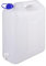 Jerrycanshop Jerrican en plastique (PEHD) 20 l avec robinet - Bidon pour eau et nourriture - Bidon d'eau - 20 l - Plastique (PEHD) - Sans BPA - Naturel