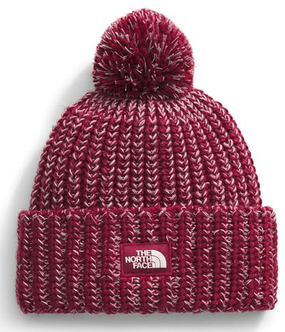 THE NORTH FACE Cozy Chunky Cabin Beanie, Beetroot/Mauve/Midnight Mauve/White Dune, Einheitsgröße