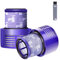 Filtro di ricambio V10 per Dyson V10 Cyclone Series, V10 Absolute, V10 Animal, V10 Total Clean, SV12, ricambio n. 969082-01, 2 filtri e 1 spazzola per la pulizia