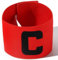 CHPN - Capital Band - Captains Band - Für Fußball - Hockey -Entführer - Senior - Captain - TeamCaptain - Universal - Rot - einstellbar