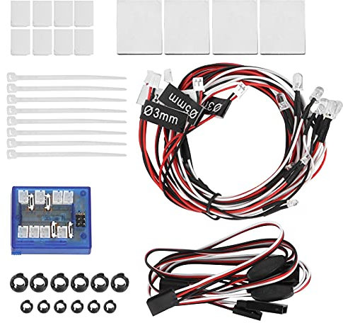 12LED Fernbedienung Simulation 4 Farben Blitzlicht RC Auto Modell Enthusiasten Kit für HSP CC01 1 10 1 8 RC Auto