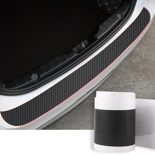 Lackschutzfolie Ladekantenschutz für BMW 1er 2 (II) F20/F21 I 2015-2019,Auto Stoßstangenschutz Einstiegsleisten Schutz Lackschutzfolie Carbon Folie Heckstoßstangenschutz
