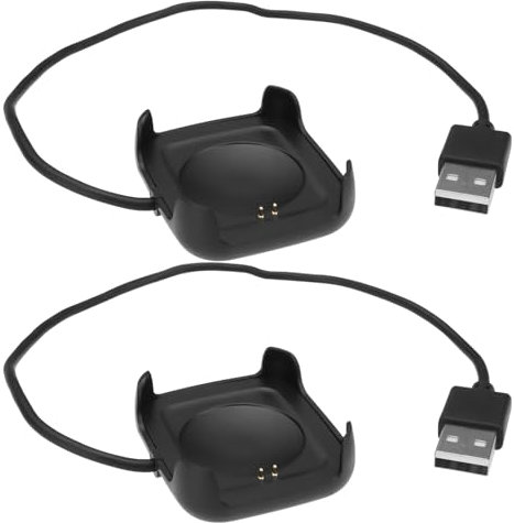 EMSea 2pcs 5V 1A Smart Watch Magnetic Charger USB Charger Holder Stand Charger Dock Station Compatible with HW22 Smartwatch (25cm)