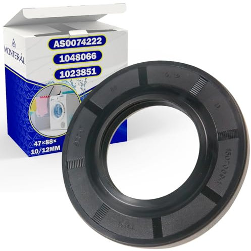 Wellendichtring für Waschmaschine 47x88x10/12 mm mit dem Originalcode 1023851 1048066 für Amica AS0074222 für Brandt 12638100000288 12638100003305 für Midea - MONTERAL