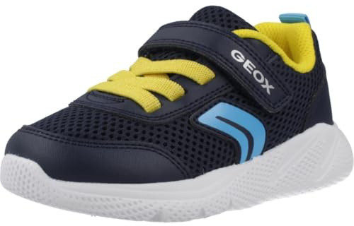 Geox Baby Boy B SPRINTYE Boy C Sneakers Navy/Yellow 22_EU