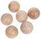 PRETYZOOM 6pcs Wooden Ball Corks for Crafts Natural Pine Stoppers for Wine Decanter Carafe Bottle Replacement Stylish Sealing for Containers