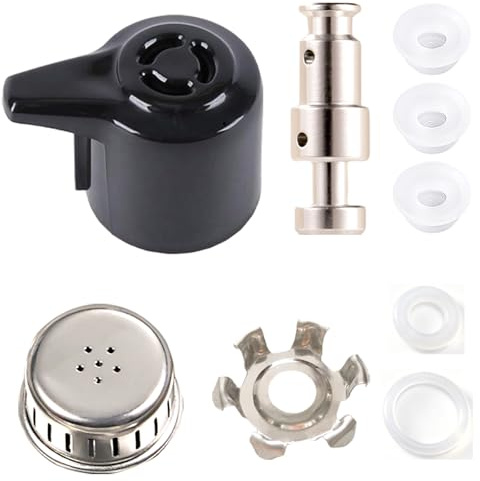 Steam Release Valve Handle, Original Pressure Valve Float Valve with 3 Silicone Caps Replacement Parts for Instant Pot Duo/Duo Plus 3, 5, 6 Quart, Duo Mini 3 Qt, Duo50 5 Qt, Duo/Duo plus 60 6 Qt