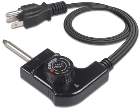 Universal Replacement Adjustable Thermostat Probe Cord - Compatible with Masterbuilt,Electric Griddles & More Electric Skillet Cord Replacement