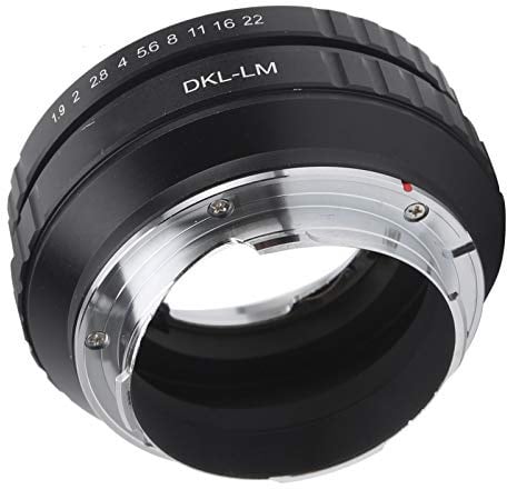 Tbest NEWYI DKLLM - Anello adattatore per obiettivo, montaggio DKL su corpo della fotocamera LM, per amanti delle foto