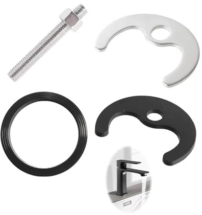 UYRVAPE Montaggio Monoblocco Di Kit, RicambioRubinetto LavelloFissaggio, Sistema Di Viti Per Rubinetti Da Lavabo, Lavandino Per Fissaggio Ferro Di Cavallo(4PCS)