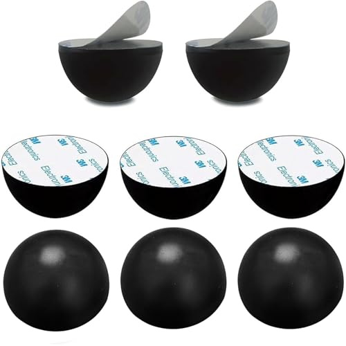 1.25 Silicone Hemisphere Bumpers Isolation Feet,8pcs Non Skid Speaker Isolation Pads,for Speaker Spikes,Turntable Isolation,Subwoofer,Record Player Sound Dampening Anti Vibration