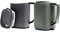 Ridgemonkey NEW Square Thermo Mug Set Of Two Mugs Grey and Green Ridge Monkey
