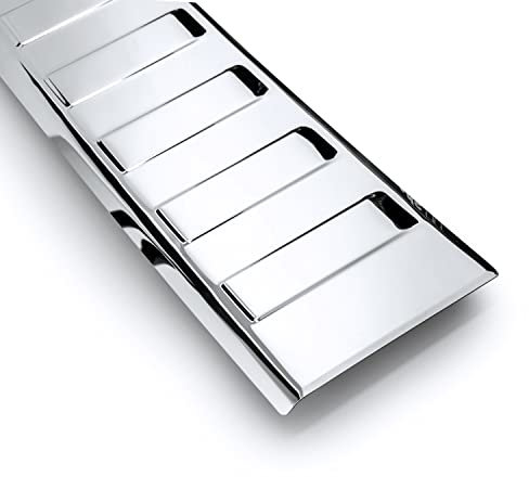 tuning-art L382 Edelstahl Ladekantenschutz kompatibel mit Skoda Superb 3 Kombi 2019-2023, Farbe:Chrom