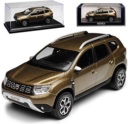 Dacia Duster II Vision Braun Metallic SUV 2. Generation Ab 2018 1/43 Norev Modell Auto mit individiuellem Wunschkennzeichen