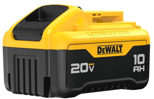 DEWALT 20V MAX XR Battery, 10.0Ah, 2-Pack, LED Charge Indicator (DCB210-2)