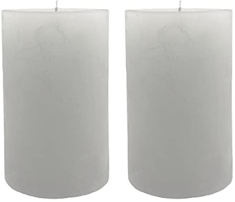 Knüllermarkt 32901 I Stumpenkerzen Weiss 2er Set Kerzen Dekoration deko gemütlich Flair Gestecke Gesteck Weihnachten Weihnachtszeit Geburtstage Hochzeit Tischdeko Fensterbank Anlässe Kommoden