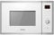 Edesa Microondas Encastre 2530-IG WH Gran Capacidad 25 Litros Gran Potencia 900W Grill 1200W Interior Acero Inoxidable Puerta Táctil 5 Niveles Display tecnología LED Botones Touch Color Blanco