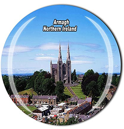 Armagh Northern Ireland UK Fridge Magnet Souvenir Gift Crystal Refrigerator Magnetic Sticker Collection