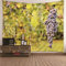 Banemi Wandteppich Psychedelisch, Wandbehang Kinderzimmer Lila Grün Eine Weintraube Polyester Wandbehang Home Decor Wandteppiche Wandkunst für Zimmer 260x240CM