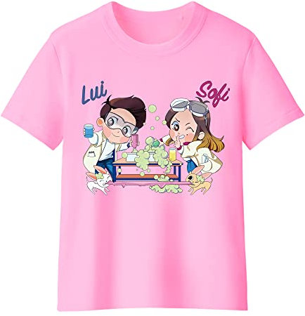 JULGIRL T-Shirt Maglietta a Naniche Corte in Cotone per Ragazze Maglietta per Mambini Morbida Tee Scollo Rotondo