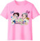 JULGIRL T-Shirt Maglietta a Naniche Corte in Cotone per Ragazze Maglietta per Mambini Morbida Tee Scollo Rotondo