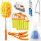 10 Stück Jalousienreiniger Staubwedel Werkzeug Set, Mini Jalousienreiniger Staubbürste, Handheld Air Conditioner Shutters Duster, Schmutzreiniger für Jalousie, Klimaanlage, Fensterrillenspalt