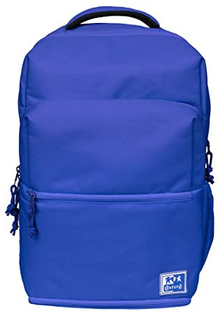 Oxford B-Out, Mochila Escolar Unisex, 30L, 42cm, Bolsillo Acolchado para Portátil, Compartimento Isotérmico, Poliéster Reciclado RPET, Color Azul Klein