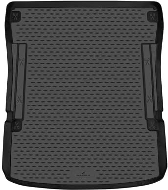 Walser XTR Kofferraumwanne für VW Caddy 3 Langversion Maxi 03/2004-05/2015, 100% passgenaue Antirutschmatte Auto, Gummimatte Auto, Kofferraum Schutzmatte, Auto Gummimatten
