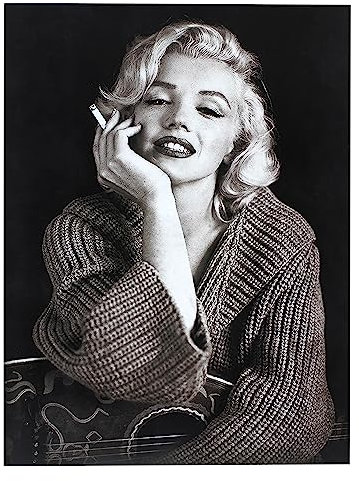 KUSTOM ART Marilyn Monroe Hollywood Serie Wandposter ungerahmt Kunstdruck auf beschichtetem Papier 40x30cm