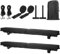 Datanly Coussinets de toit universels souples pour kayak, planche de surf, planche à voile, porte-voiture, avec 2 sangles d'arrimage de 4,6 m, 2 cordes d'arrimage de 4,6 m, 2 sangles à boucle rapide