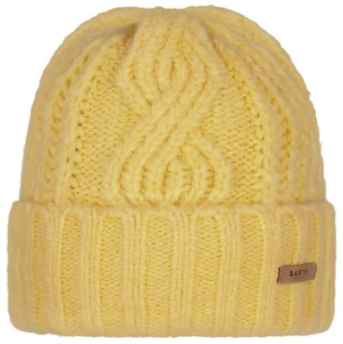 Barts W Farrah Beanie Gelb - Warme weiche Damen Strickmütze, Größe One Size - Farbe Yellow