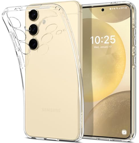 Spigen Liquid Crystal Hülle Kompatibel mit Samsung Galaxy S24 -Crystal Clear