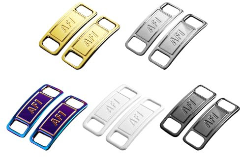 YSDYY 5 Pairs Fashion Shoe Charms, DIY Shoe Decoration Accessories, Shoelace Buckle Set, All Same Shoe Charms, Replacement Shoe Pendant Decoration, Suitable for Casual Shoes and Sports Shoes, White,