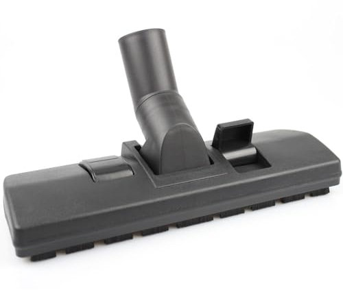 Premium Bocchetta, Spazzola combinata Adatta per Hit Company, Hoover | Commutabile per Moquette e Pavimenti duri | con Giunto Girevole e Parte Inferiore in Metallo | Diametro: 35 mm