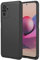 SEAHAI Funda para Xiaomi Redmi Note 10 4G/Redmi Note 10S/Poco M5s, Ultradelgado Suave Carcasa de Silicona Líquida Protectora, Moda Mate Sedoso Tocar TPU Bumper Antigolpes Cubierta - Negro