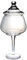 SWEET HOME Scatola biscottiera potiche porta caramelle portaconfetti in vetro cod.SB02573LU cm 44,5 h diam.25 by Varotto & Co.
