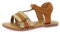KICKERS Fille Diamanto Sandales, Camel Or, 37 EU