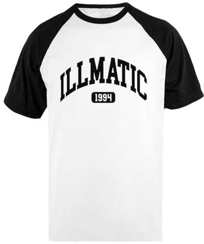 Pinitotee Illmatic Collegiate Maglietta A Maniche Corte da Baseball Unisex