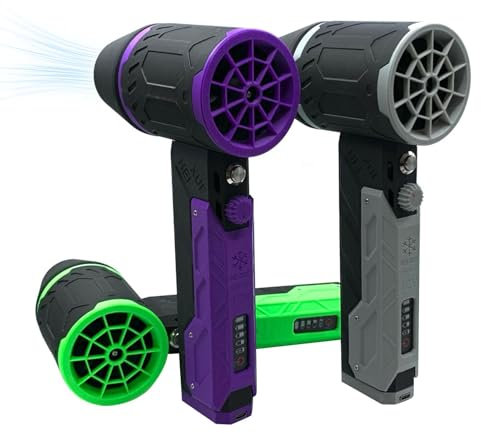 Esncddym Asciugatore per auto, spolverino senza fili,Potente ventola 'aria - Spolverino elettrico velocità continua, pulitore elettrico, ventola portatile per barbecue per barbecue con