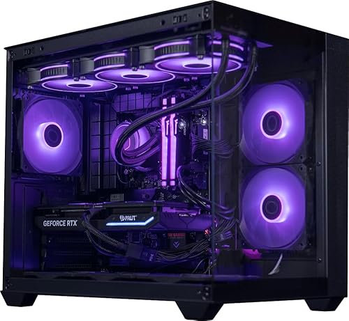 FlowUP PC Gamer Aqua - RTX 4070 Super 12 Go - Intel Core i5 14400F - DDR5 RAM 32GO RGB - SSD 1To - BOITIER Aquarium - Watercooling - Windows 11 Ordinateur de Bureau, PC Gaming
