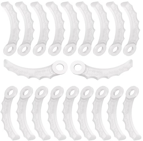 TRUSTLIONTEK Piezas de repuesto para desbrozadora Makita, 20 cuchillas de plástico para Makita 198426-9.