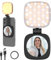 NEEWER BASICS Magnetic Selfie Light Compatible with MagSafe iPhone,CRI95 700lx/0.3m Folding LED Phone Fill Ring Lighting with Mirror for Zoom Makeup Photography Recording Video Conference, Black NL48B