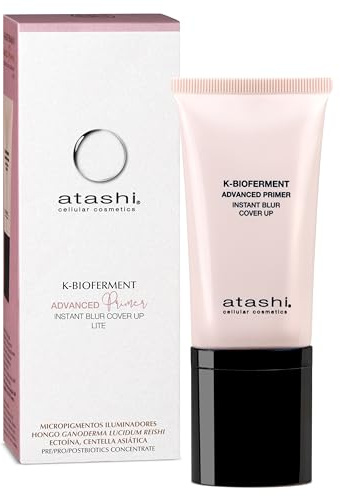 Atashi K-Bioferment Instant Blur | Advanced Anti-Aging-Gesichtsbehandlung | weiche und seidige Haut | jugendliche Haut im Handumdrehen | Lite-Abdeckung | 50 ml