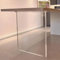 TWHZSAI 1 Packung transparentes Tischbein aus Acryl, modernes DIY-Möbelbein für Heim- und Bürodekor, klares Schreibtischbein für Esstisch oder Bank, einfacher Stil, 1er-Set, 40 x 70 cm