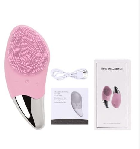 Brosse Visage Nettoyante en Silicone Appareil Électrique pour Nettoyage Profond et Peau Plus Lisse