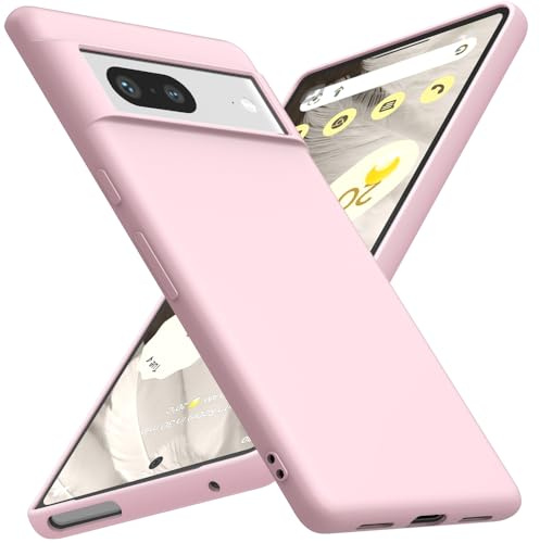 X-level für Google Pixel 7 Hülle, Dünn Weich Case, Rosa | Handyhülle Soft Silikon Bumper Cover Kratzfeste Schutzhülle