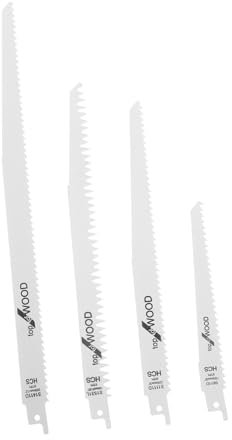 DIYEAH 1Ensemble Jeu de Lames de Scie Réciproque Acier pour Découpe de Outils Universels pour Plongeantes Débroussailleuses